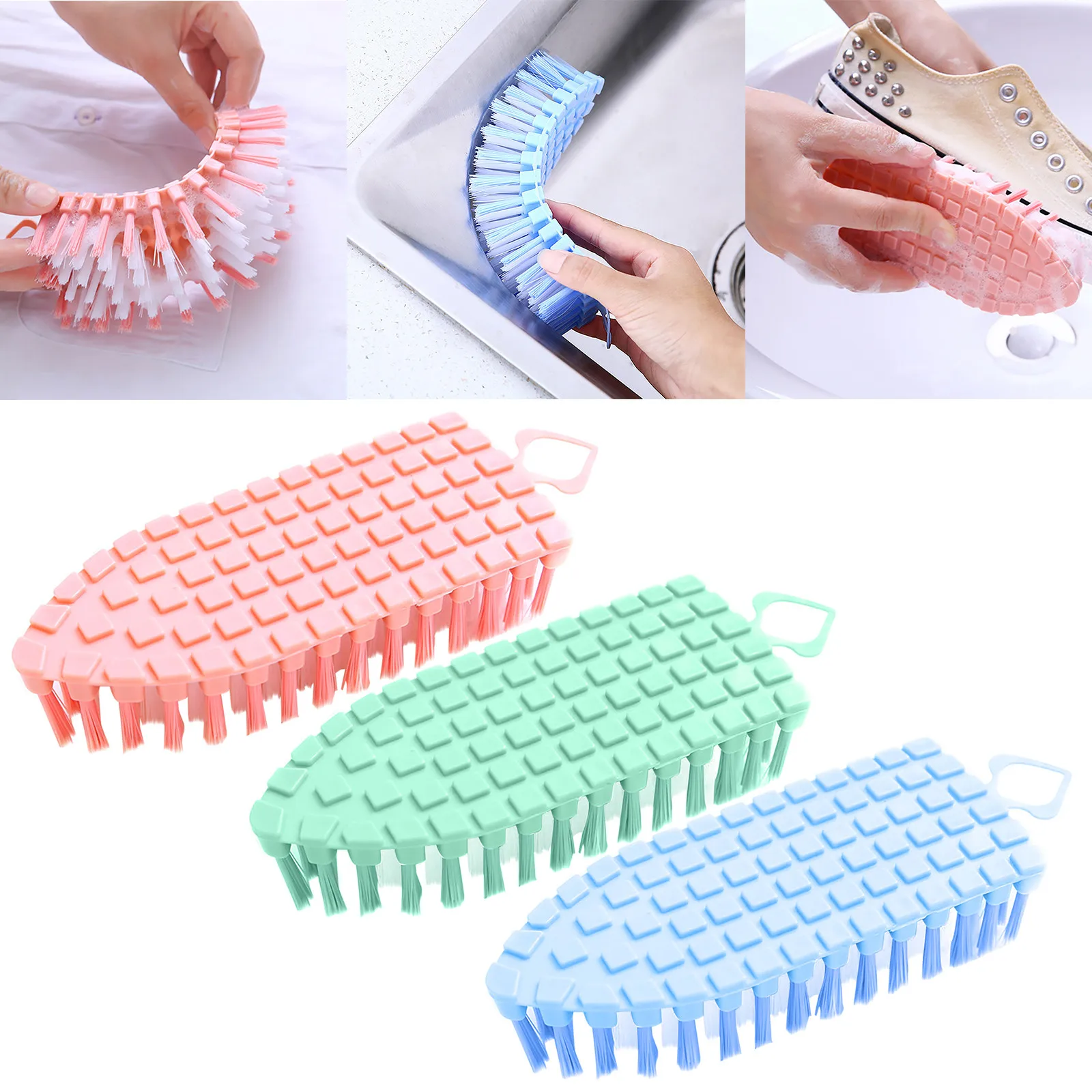 Сгибаемая щетка для ванной комнаты мертвых углов посуда многофункциональная