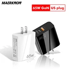 Зарядное устройство сетевое с USB-портом и поддержкой быстрой зарядки, 65 Вт