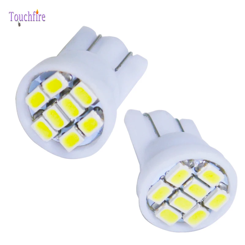 300 шт. T10 8 smd Светодиодные Автомобильные лампы 194 168 192 W5W 3020 Автомобильный Клин