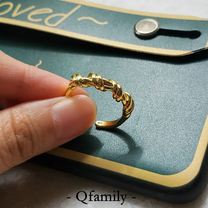 Женское/Мужское витое кольцо из серебра 925 пробы | Украшения и аксессуары