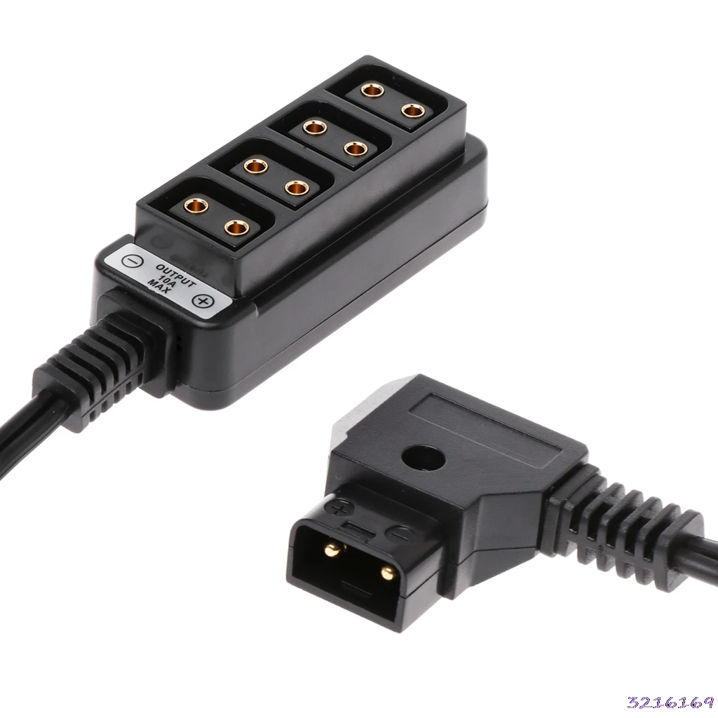 D-Tap Male B-tape To 4 Female концентратор переходник разветвитель Cable For Photography Power |
