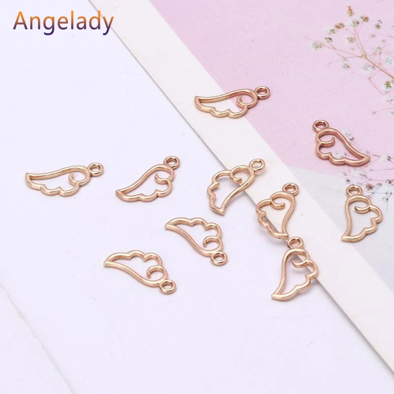 10 шт. Крыло ангела подвеска на металлическом каркасе установка в открывую рамку