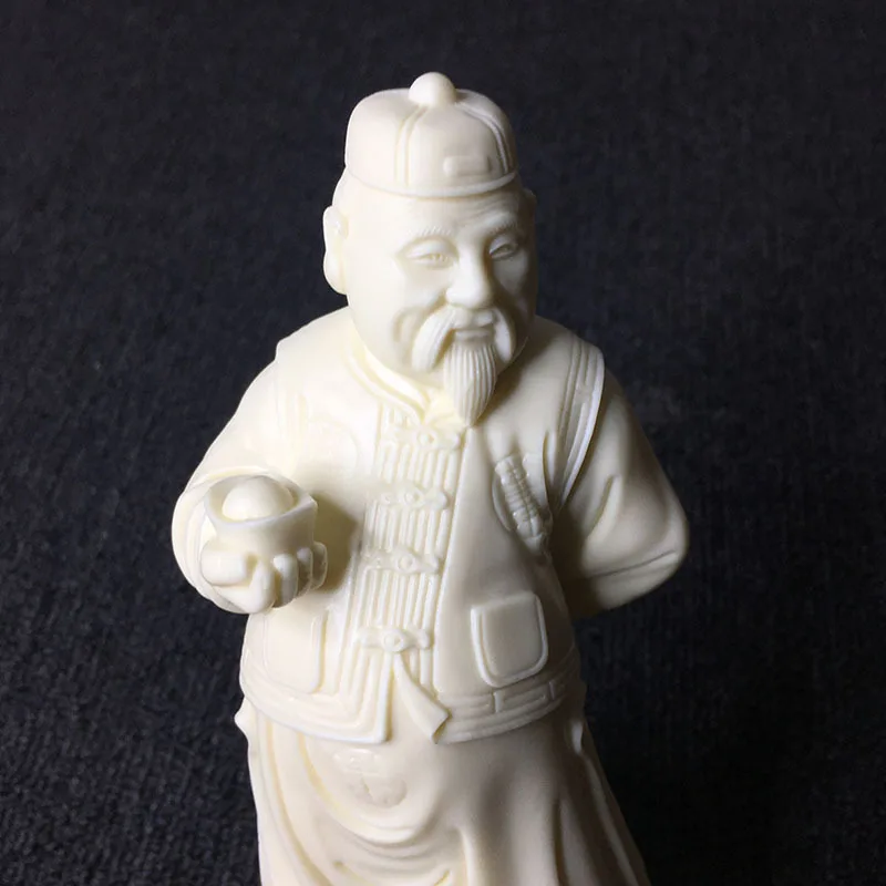 Китайская Ретро богатая манфигурка белая Современная Художественная Скульптура