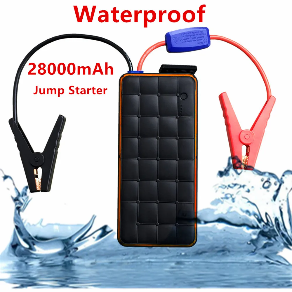 Супер водонепроницаемое пусковое устройство 28000mAh 12V 1000A портативное