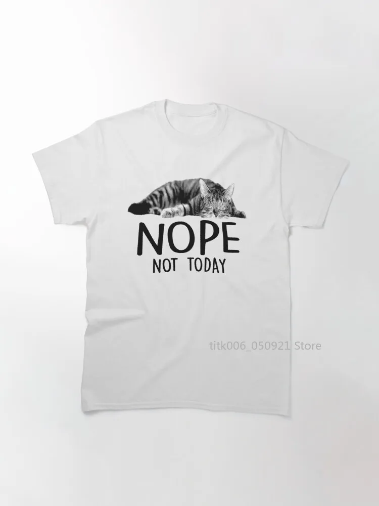 

Классическая футболка NOPE NOT TODAY