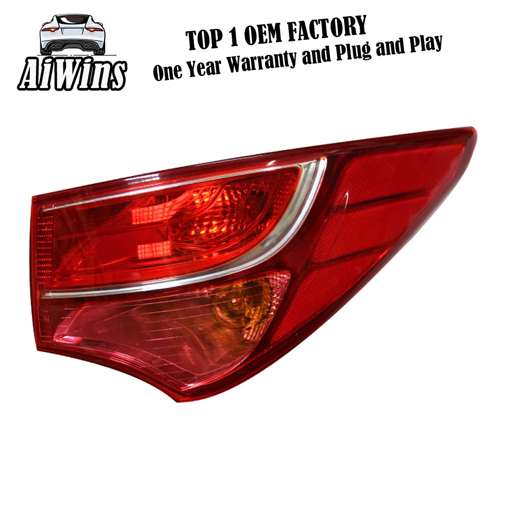 

Car style For Hyundai New SantaFe 13-16 Rear taillights left and right taillights rear brake reverse turn lamp assembly