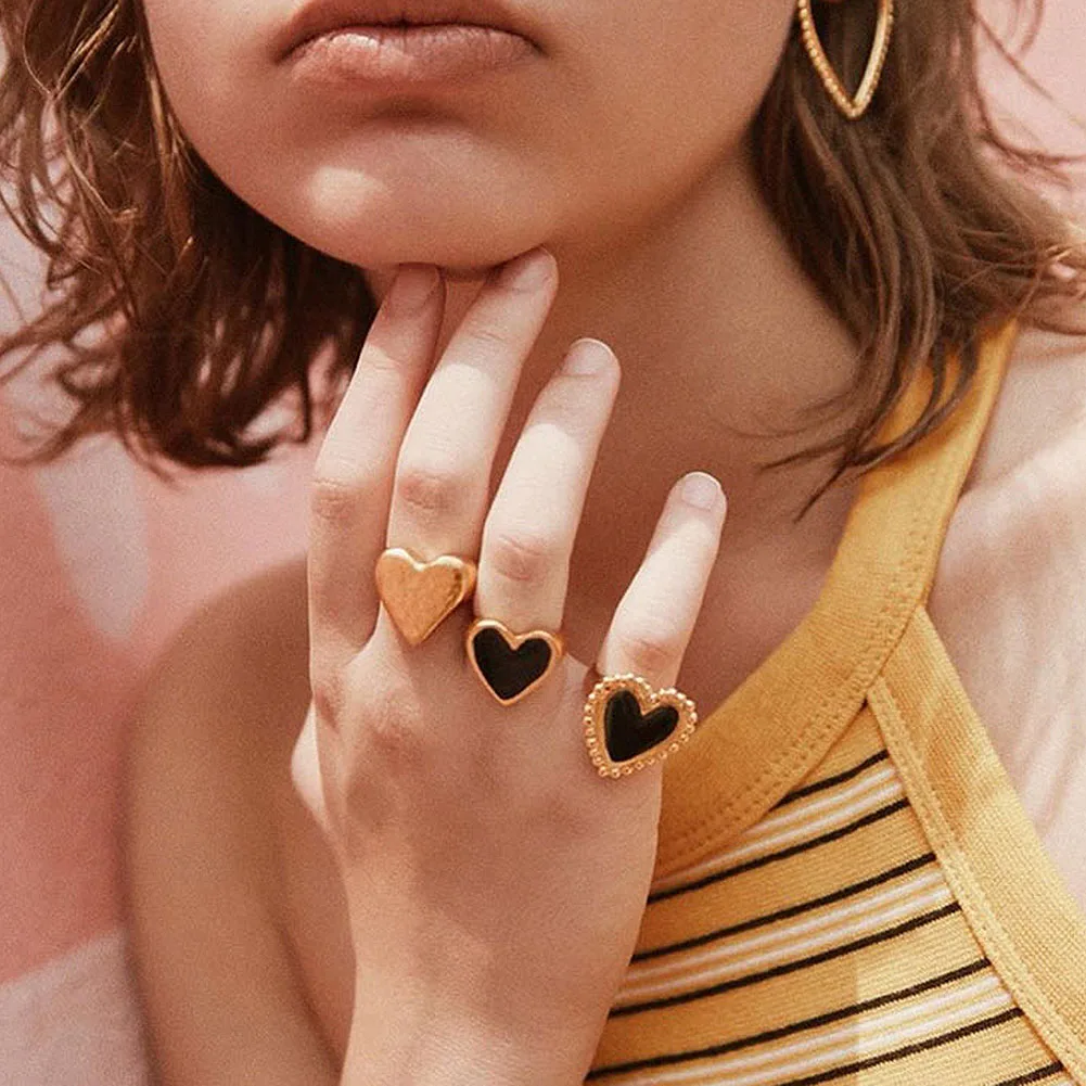 Женское Винтажное кольцо в форме сердца стиле стимпанк|Кольца для помолвки| |