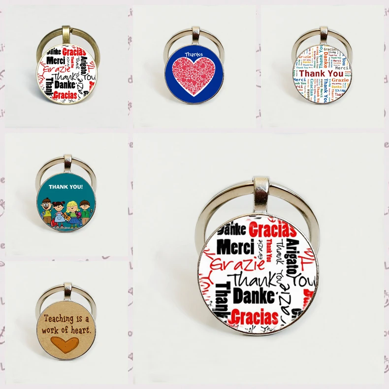 Модные металлические брелки с изображением красного сердца для женщин и мужчин - Фото №1