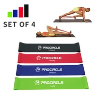 procircle exercise resistance bands set 11 levels elastic loop band for fitness pilates workout yoga strength training