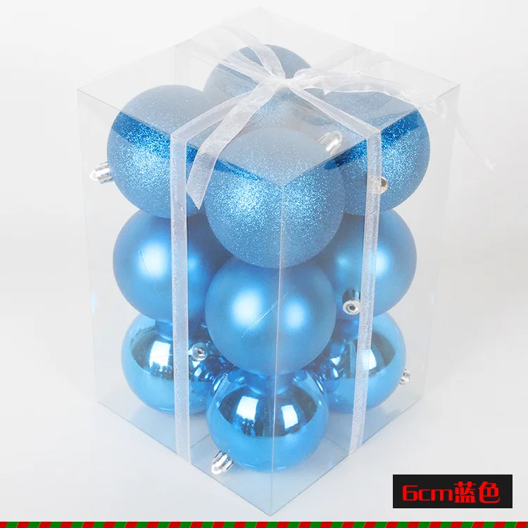 Christmas decorations ceiling ball 8cm red pink frosted light plastic hanging gift box 6cm | Дом и сад