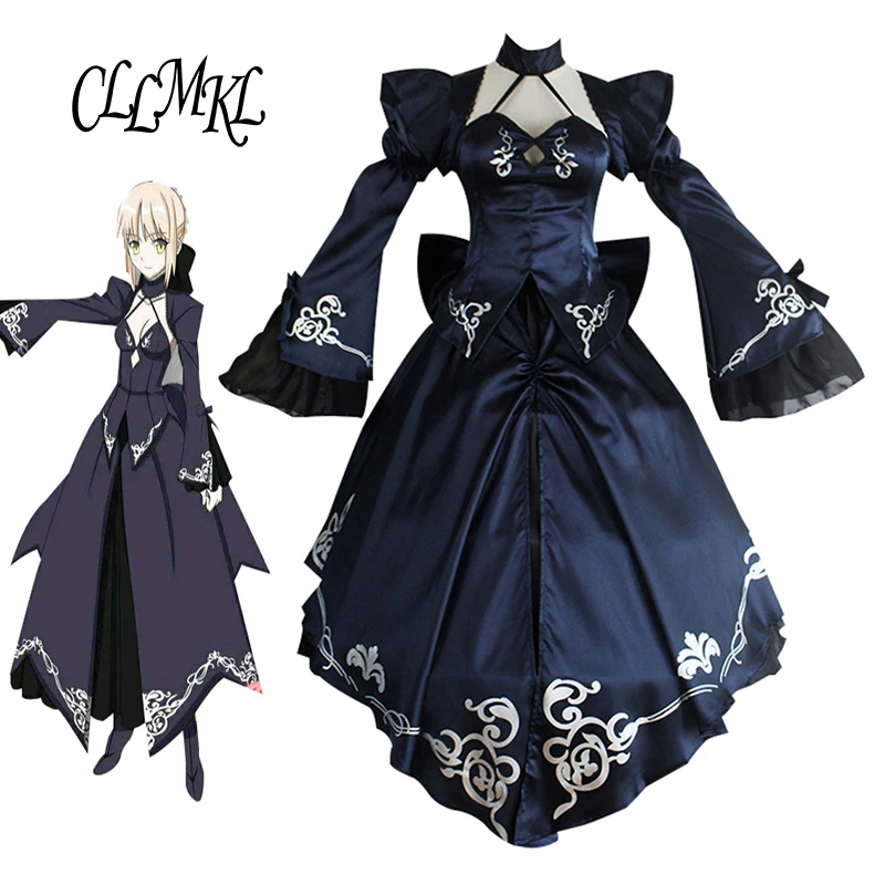 Женское платье для косплея Saber Alter вечернее FGO Fate вечеринок |