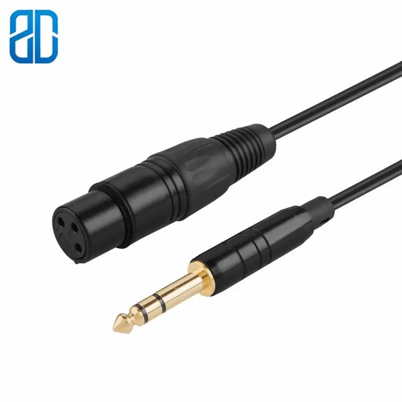 1 шт. Canon (1/4 дюйма) к XLR 6 35 мм гнездовой кабель TRS для динамиков микшера микрофона
