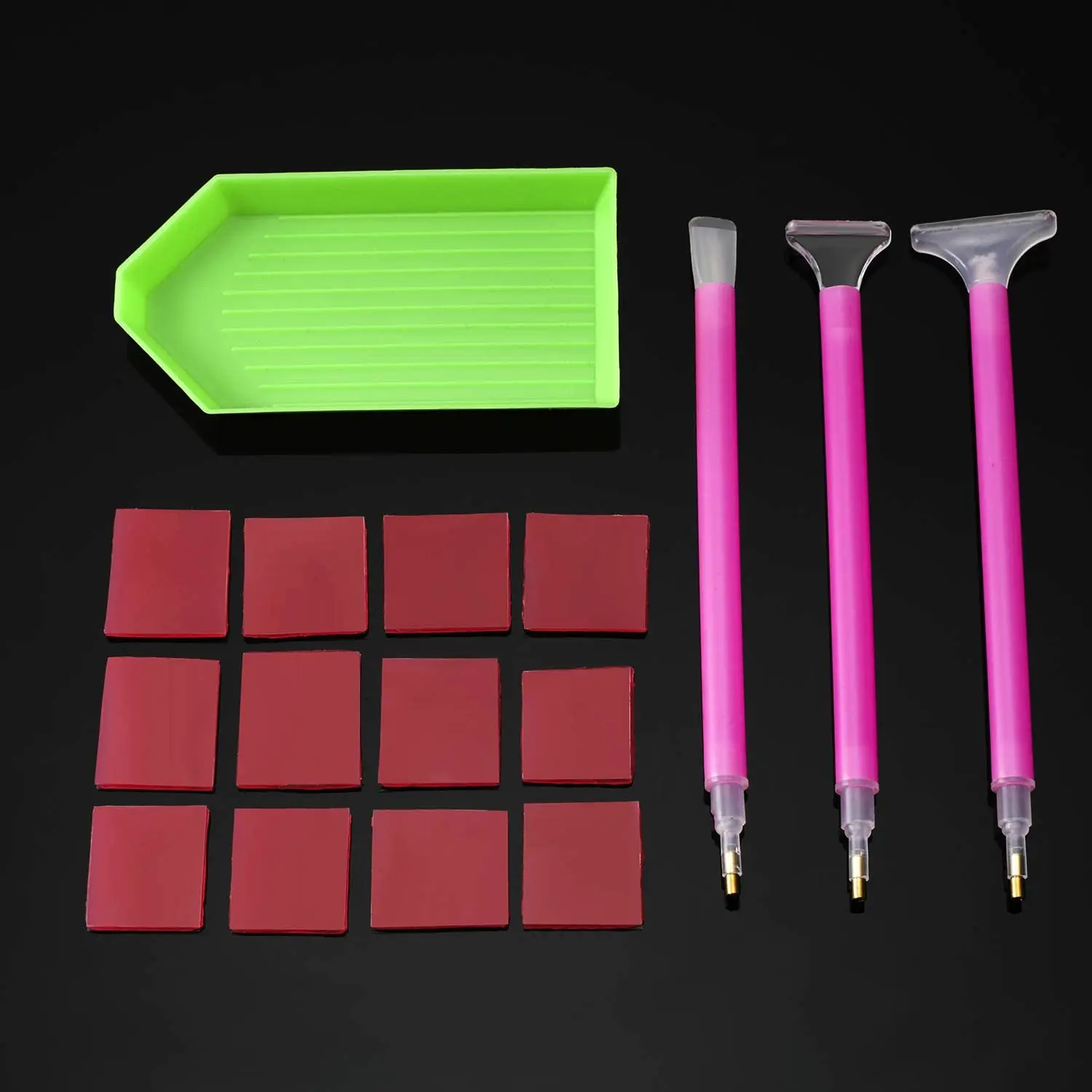 

12pcs/LOT Replacement Pen Heads For 5D Diamond Painting Cross Embroidery and 3 pieces of 3 sizes of diamond sticky pens