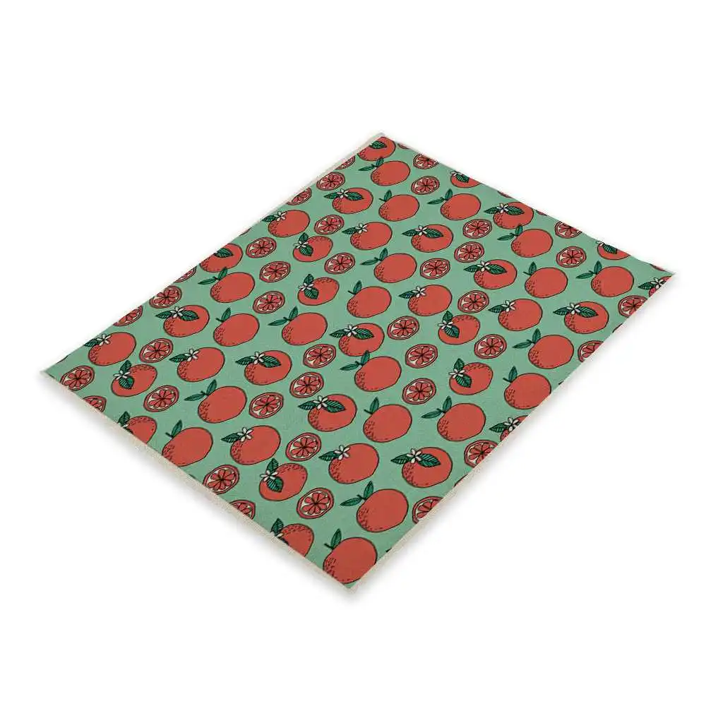 Подставка под чашку с изображением вкусных фруктов подставка коврик для кофе и