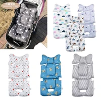 baby cotton print stroller pad car seat trolley chair pad mattresses pillow cover child carriage cart thicken warm cushion