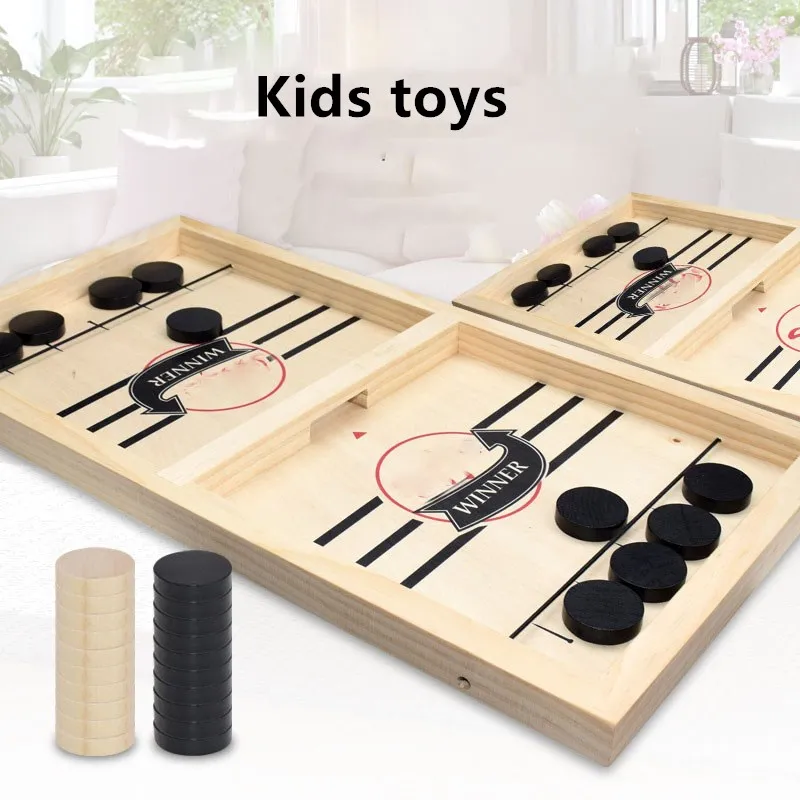 Настольная игра для хоккея Детская с быстрым слингом и шайбой игры семейных