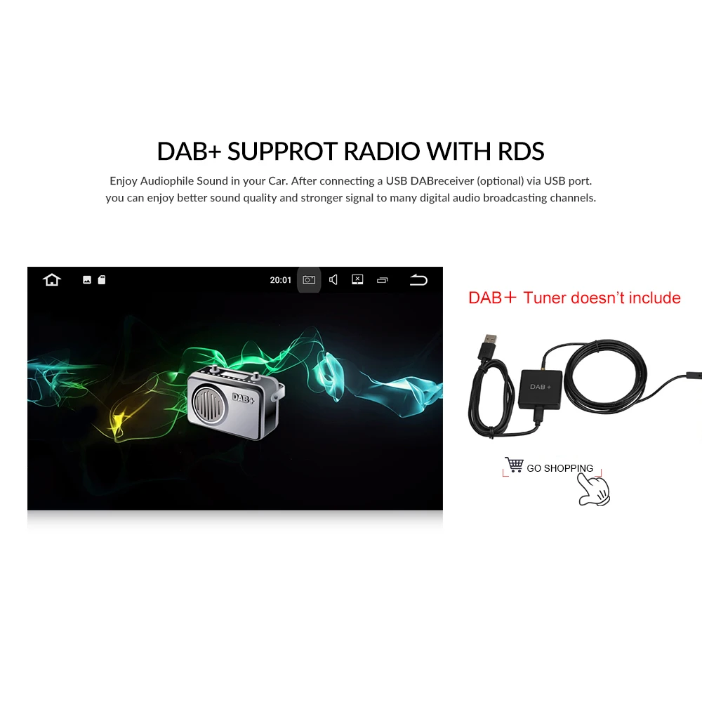 Автомобильный мультимедийный плеер Podofo 2 Din Android 8 1 сенсорный экран 7 дюймов GPS