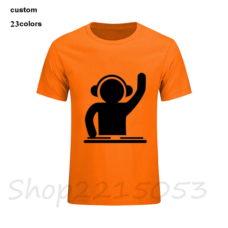 2020 Мужская футболка в стиле хип хоп с музыкой My DJ хлопковая Футболка логотипом