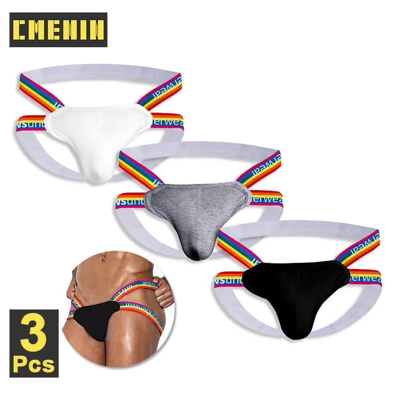 3 шт. сексуальное мужское нижнее белье для геев стринги мужчин s G из хлопка