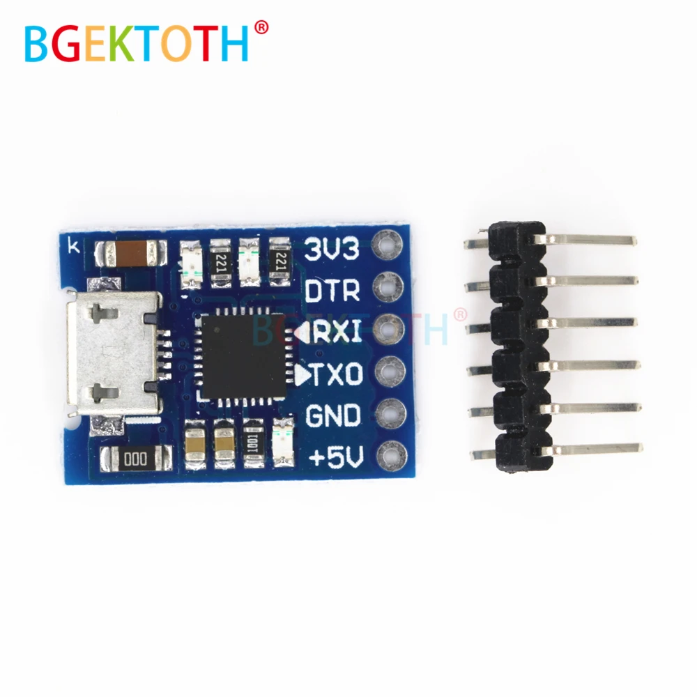CP2102 MICRO USB к UART TTL модуль 6-контактный последовательный преобразователь STC Замена