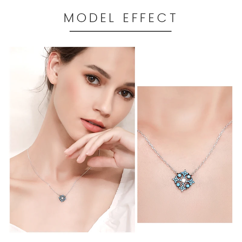 100% Стерлинговое Серебро 925 пробы оригинальный дизайн Простой Бирюзовый