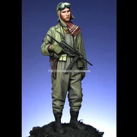 116 resin model kit figure soldiers double head unpainted