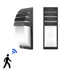 Уличная современная светодиодная настенная лампа с радаром и датчиком движения, водонепроницаемое бра порог, двор, садовый комнатный и внешний настенный светильник 90  260 в, 10 Вт