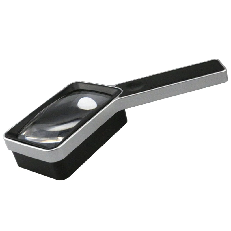 

10X светодиодная лупа, лупа с сенсорным экраном, квадратное увеличительное стекло, Новинка