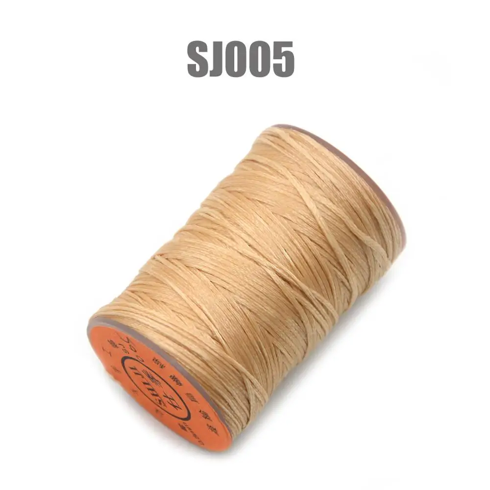 SJ005 150D 0,8 мм 100 м вощеная нить шнур для DIY инструмент для рукоделия ручная строчка нить плоская Вощеная швейная линия одежда обувь Кожа - Цвет: SJ005