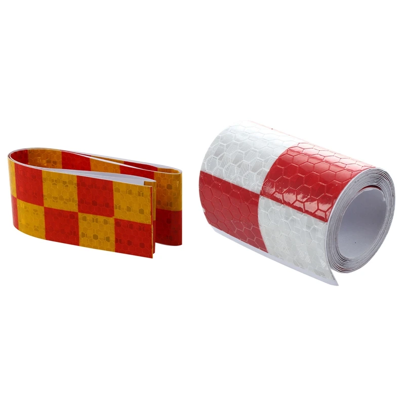 

2 шт., светоотражающие наклейки на ленту, 1 м