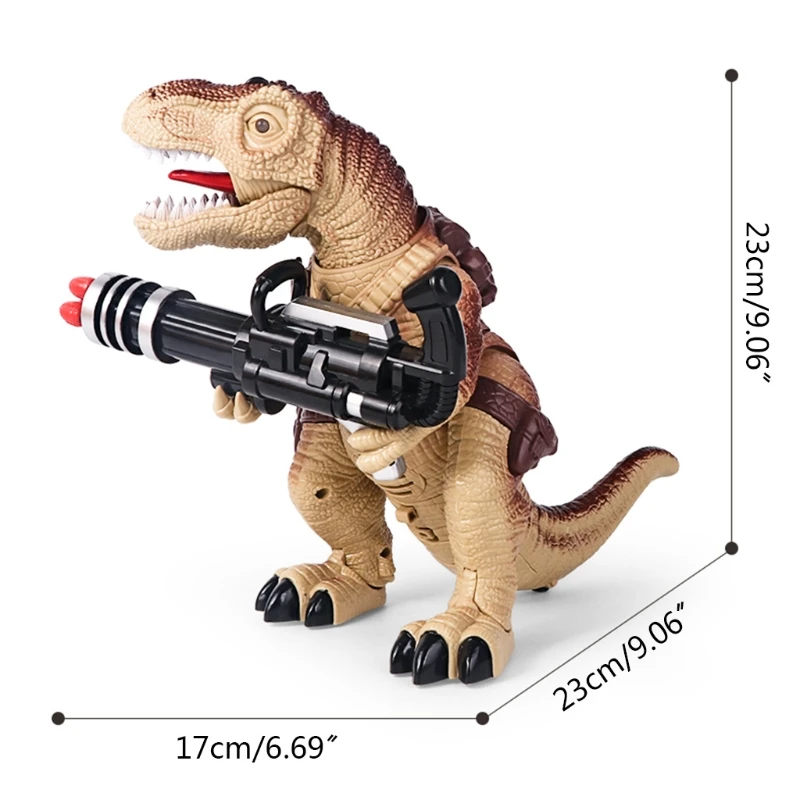 

New Multifunctional RC Dinosaur Simulation Tyrannosaurus Rex Remote Control Sounds Music Light Dinobot Electric Walking Animals