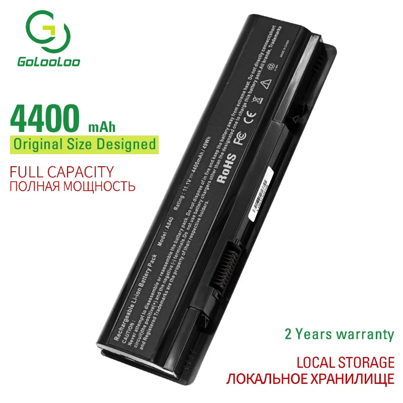 

Golooloo 6 cells laptop bttery For Dell Inspiron 1410 Vostro 1014 1015 A840 A860 A860n 312-0818 451-10673 F287H F287F F286H