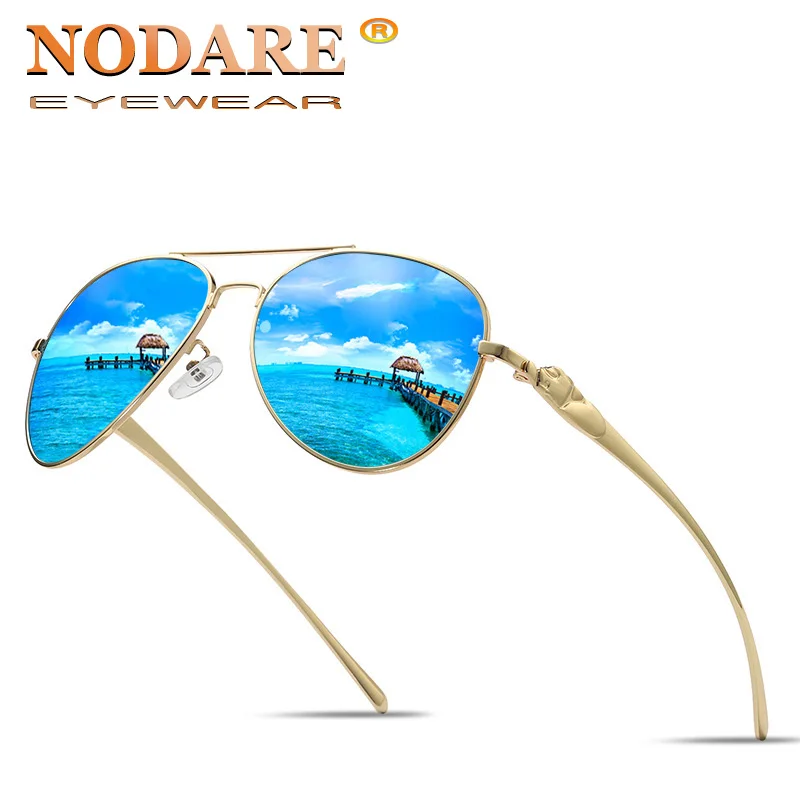 

NODARE бренд 2020 Алюминий поляризованных солнцезащитных очков бренд солнцезащитные очки покрытие линз EyewearFor Для мужчин/женские Eyesunglasses 912