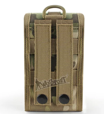 Outdoor Sports 1000D Nylon Camouflage Mobile Phone Bag MOLLE System Portable Accessory Bag