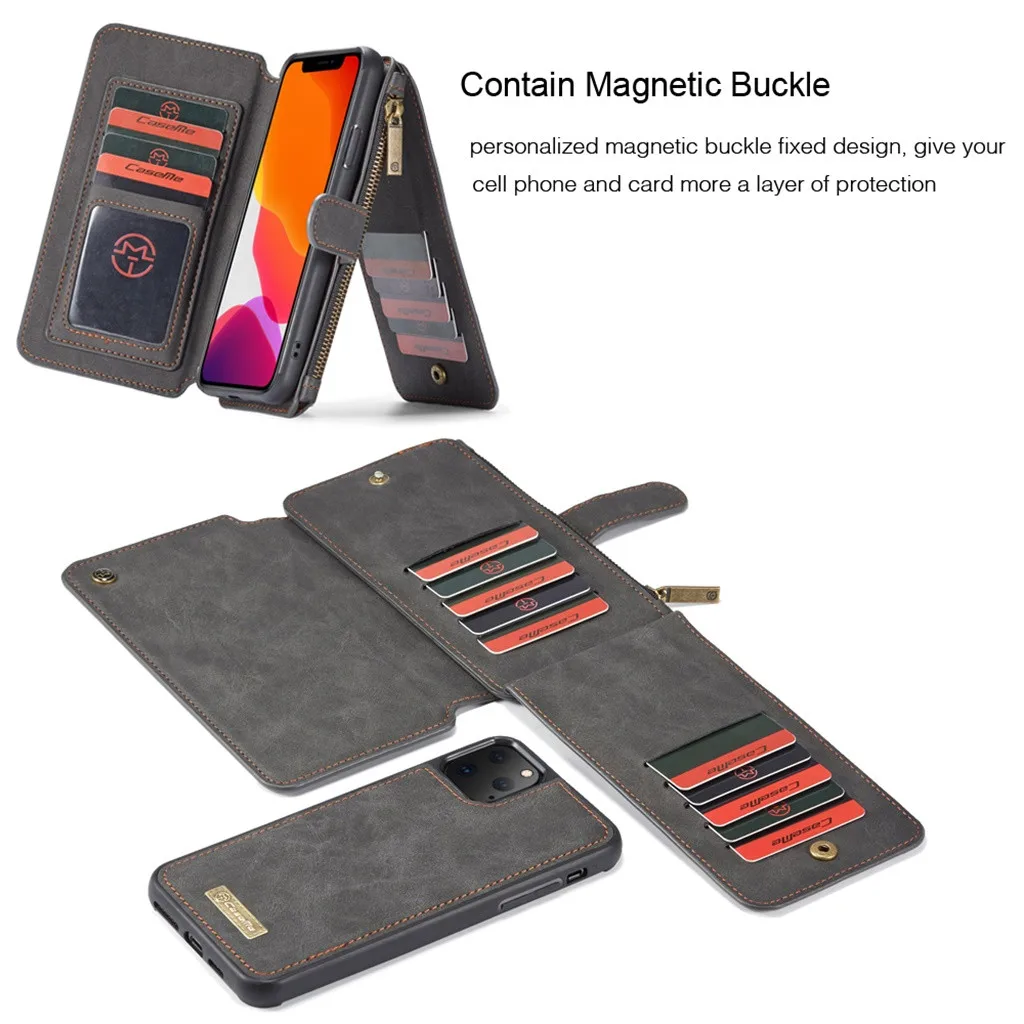 Чехол с отделением для кредитных карт iPhone 11 Pro сверхпрочный чехол защитой от