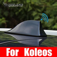car shark fin antenna radio aerials fmam signal aerial styling roof decoration sticker base for renault koleos accessorise