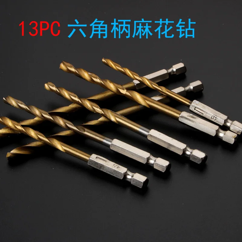 Воздушная партия шестигранная ручка шнековая насадка с титановым покрытием 6 35