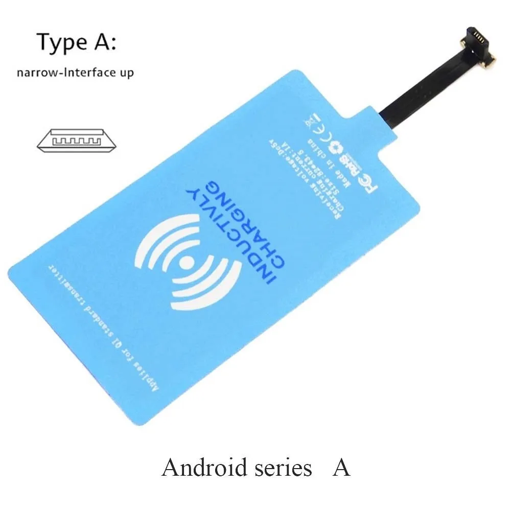 New Qi Wireless Charger Receiver Fast Charging for wireless charger Pad Coil xiaomi huawe iphone samsung phone Type-C/Type-A | Мобильные