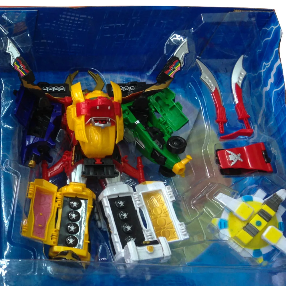 Трансформация Робот Megazords собранная деформационная модель игрушка для детей