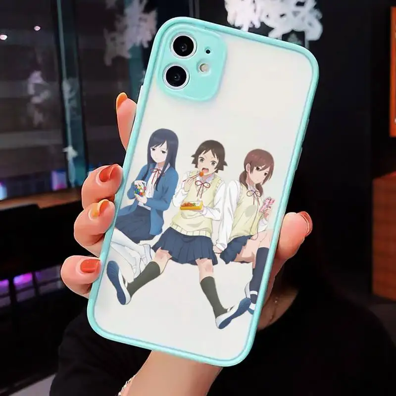 

Joshikousei no Mudazukai anime Phone Case matte transparent For iphone 7 8 11 12 plus mini x xs xr pro max cover