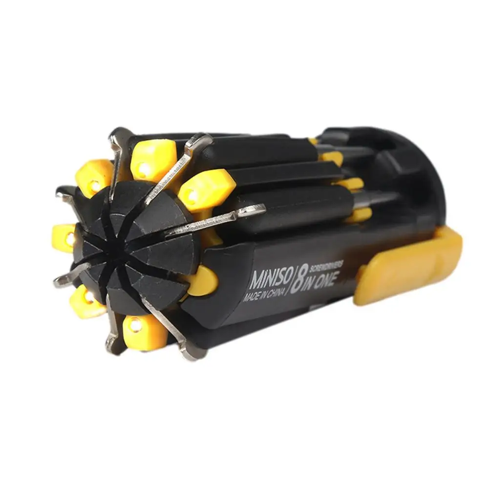 

Компактная отвертка 8 в 1 со светодиодсветильник кой