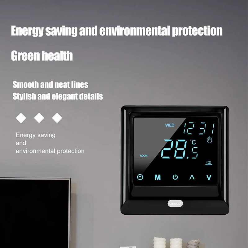 Умный контроллер температуры с Wi-Fi ЖК-дисплей сенсорный экран домашний