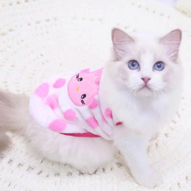 

Velvet Flannel Cute Vest Dog Clothes Cat Clothes for Small Dogs Puppy T-Shirt Pet Clothes Pet clothing ropa perro chihuahua