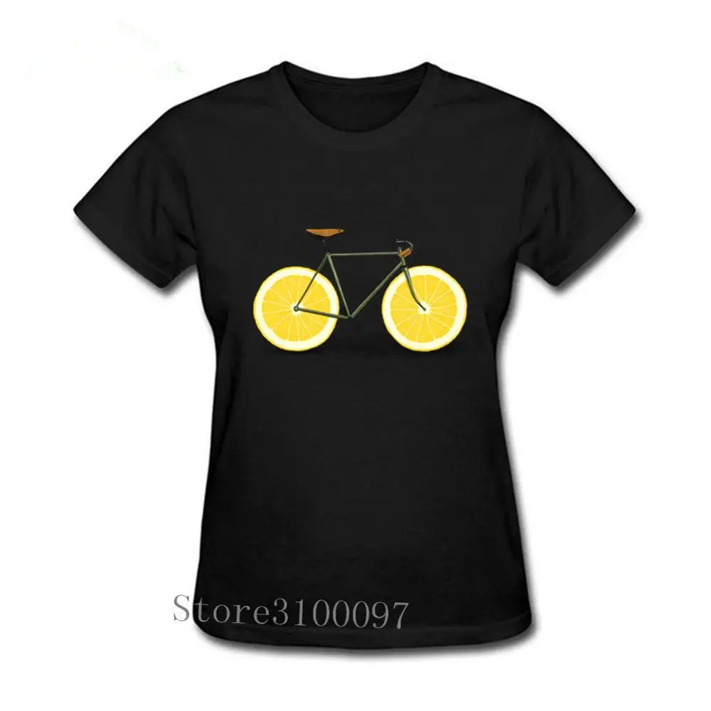 

Bicyle Lemon Print T Shirt Women 90s Harajuku Ullzang Fashion T-shirt Graphic Cute Cartoon Tshirt Korean Style Top Tees Female