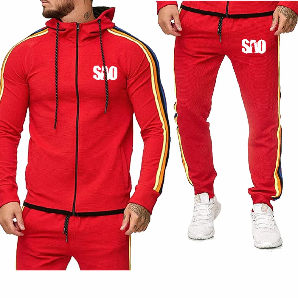 

New Spring Autumn SAO Sword Art Online print Anime COS Clothing Fashion casual Cotton Sweatshirt+Sweatpants Suit 2p