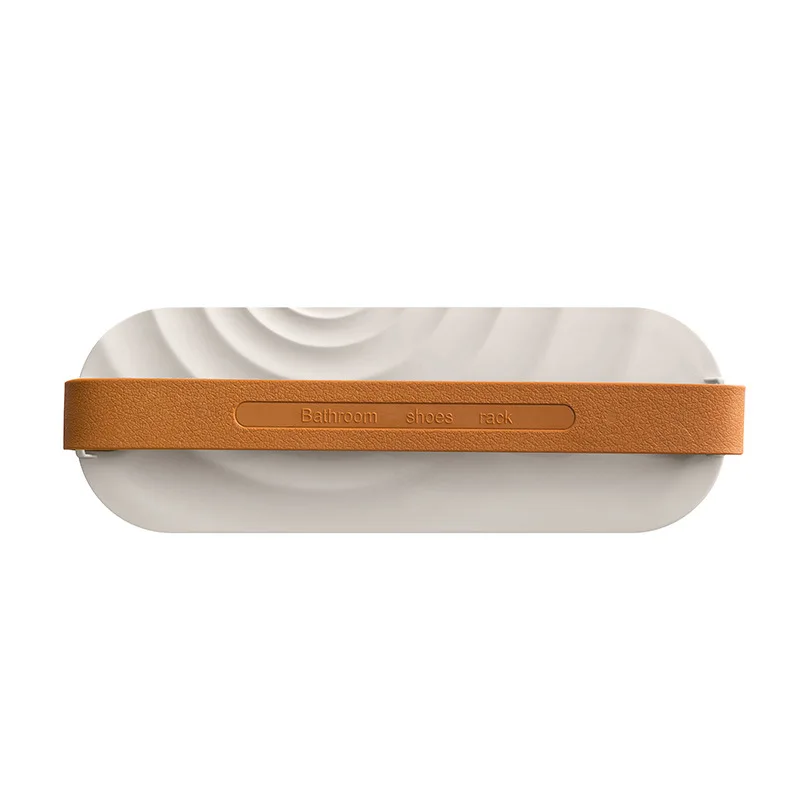 

Simple waterproof shoe holder wave wall-mounted slippers rack nail-free seamless magic stickers bathroom slippers storage rack