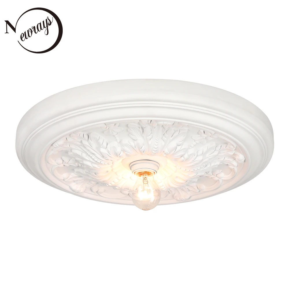 Винтажная римская белая потолочная лампа светодиодный потолочный светильник