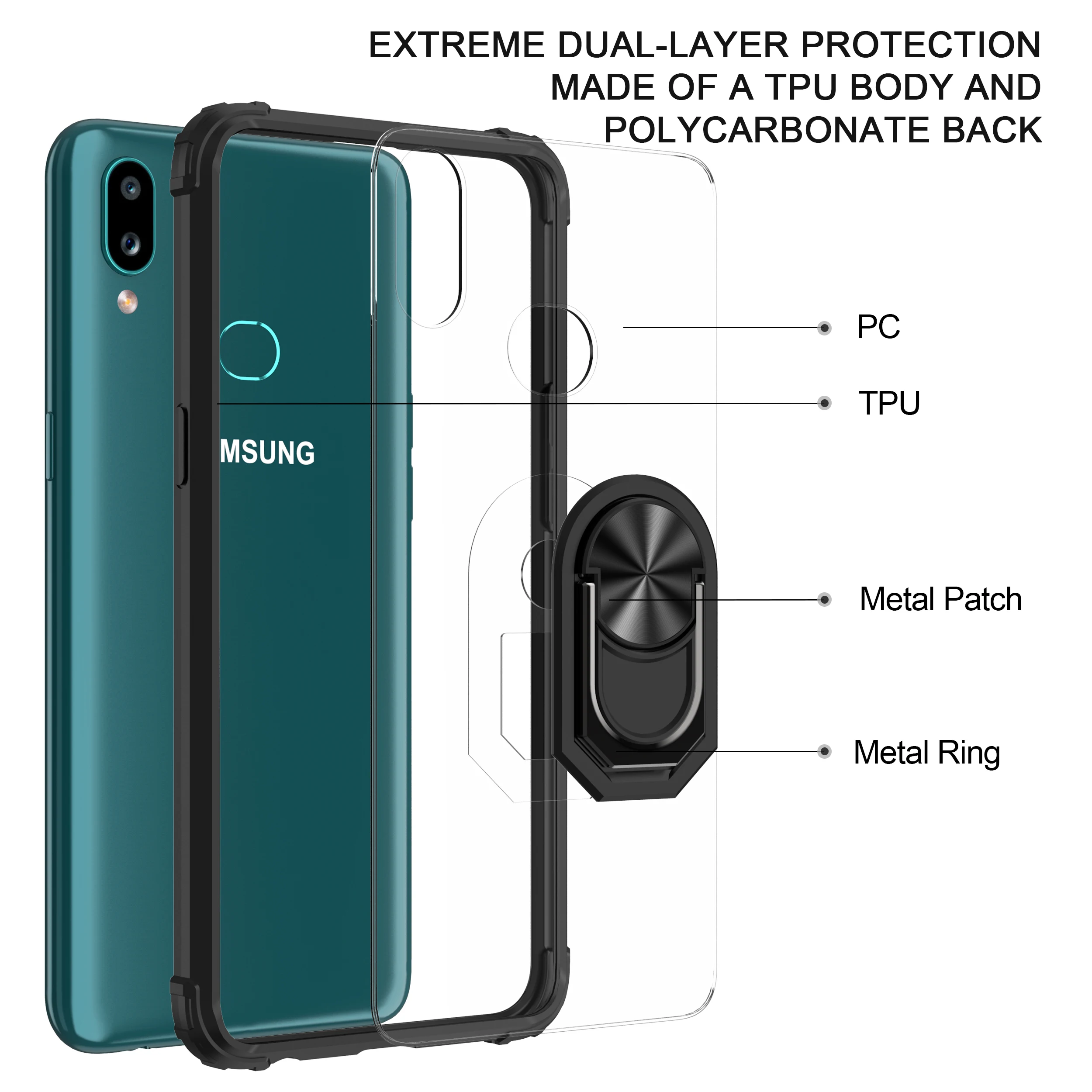 Чехол для Samsung Galaxy A10 A20 A30 A40 A50 A70S M10 силиконовый чехол телефона магнитный
