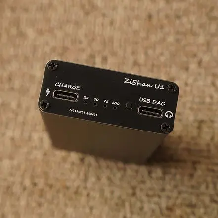 Портативный Hi Fi декодер Zishan U1 USB Type C ЦАП ES9038Q2M 4200 мАч|MP3-плееры| |