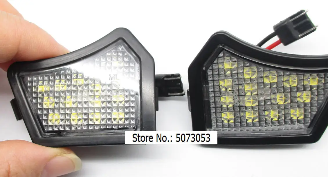1 пара светодиодный под боковое зеркало Puddle с подсветкой LED лампа светильник